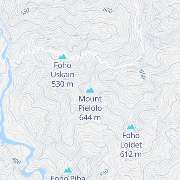 Map of Mount Pielolo