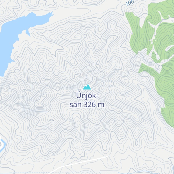 Map of Ŭnjŏk-san