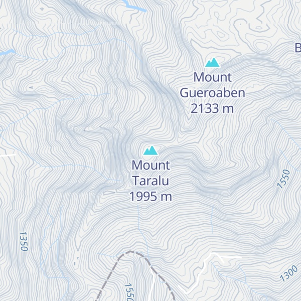 Map of Mount Taralu