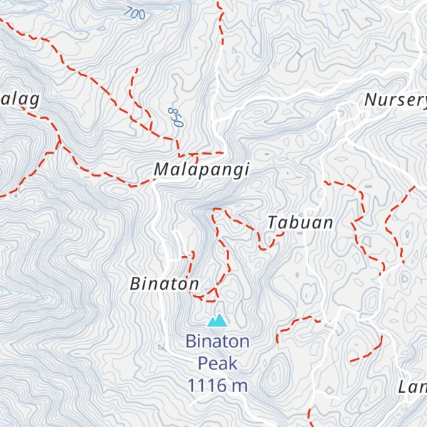 Map of Malapangi Peak