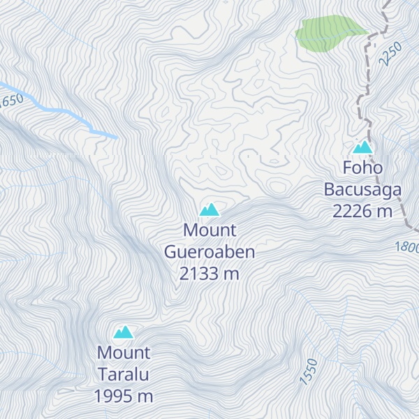 Map of Mount Gueroaben