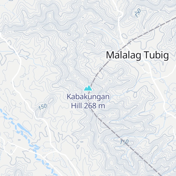 Map of Kabakungan Hill