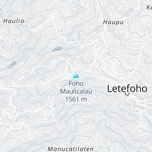 Map of Foho Maulicalau