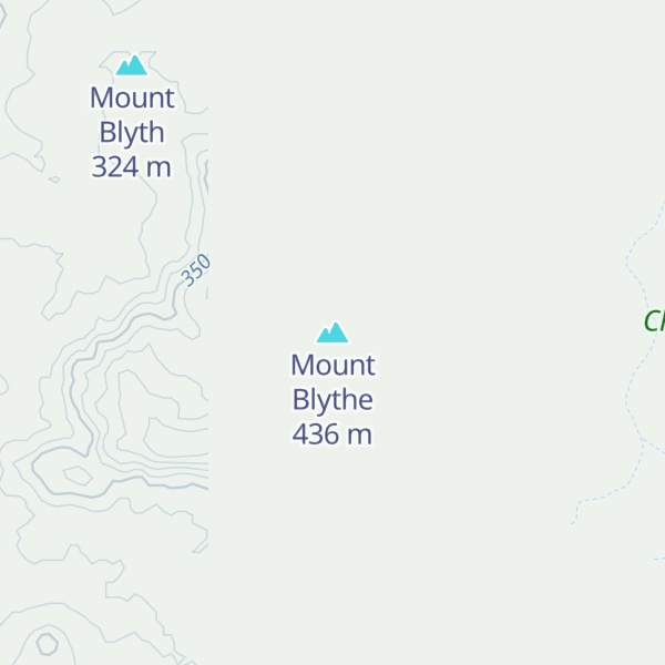 Map of Mount Blythe