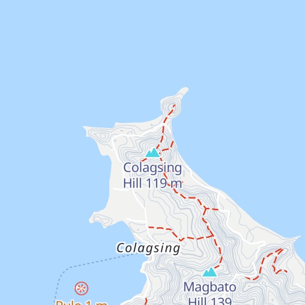 Map of Colagsing Hill