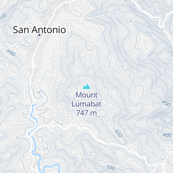 Map of Mount Lumabat