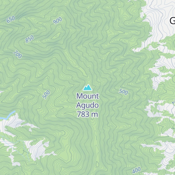 Map of Mount Agudo