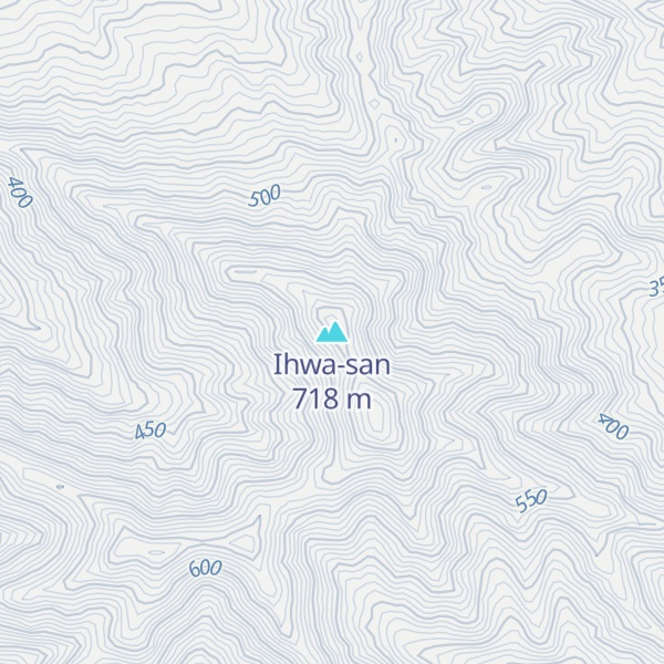Map of Ihwa-san
