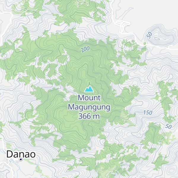 Map of Mount Magungung