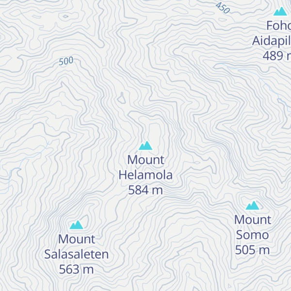 Map of Mount Helamola