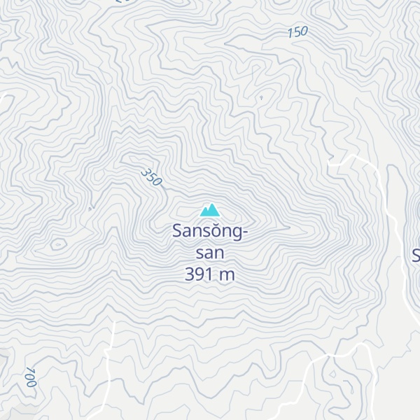 Map of Sansŏng-san