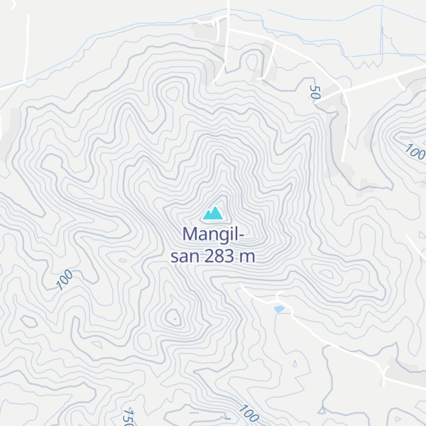 Map of Mangil-san