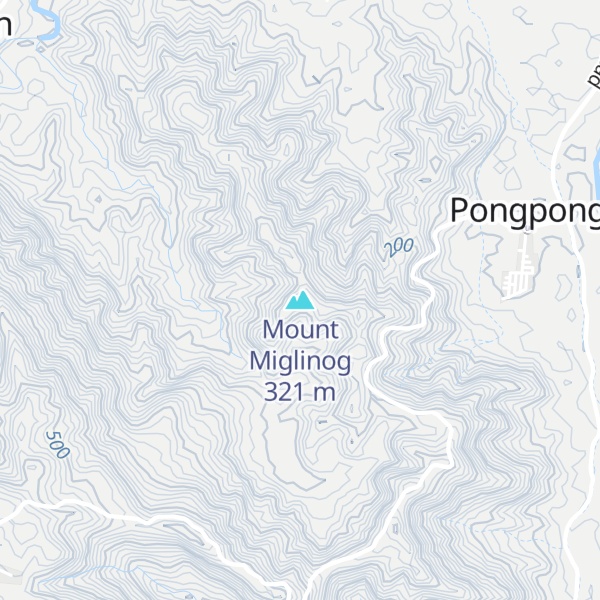 Map of Mount Miglinog