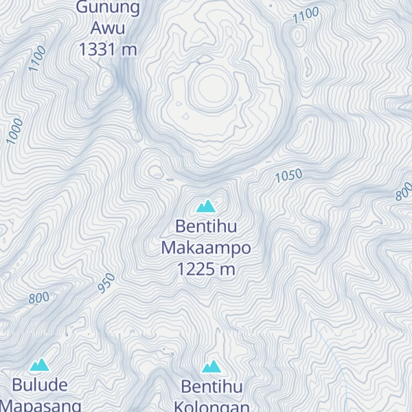 Map of Bentihu Makaampo