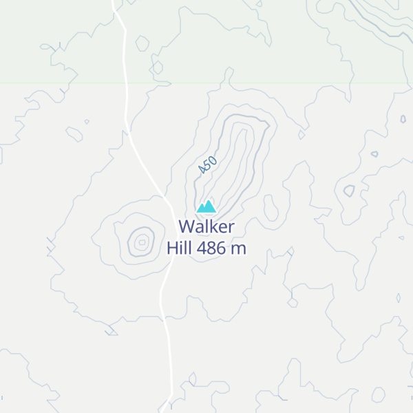 Map of Walker Hill