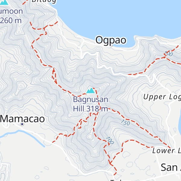 Map of Bagnusan Hill