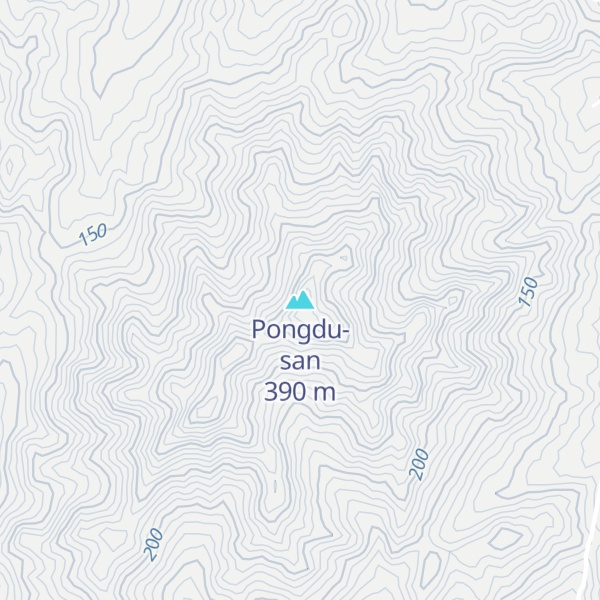 Map of Pongdu-san