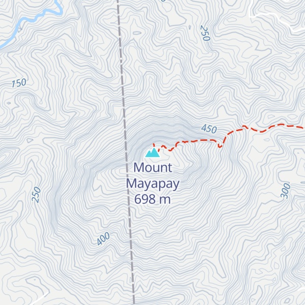 Map of Mount Mayapay