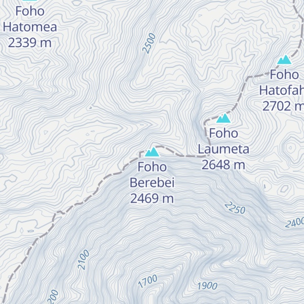 Map of Foho Berebei