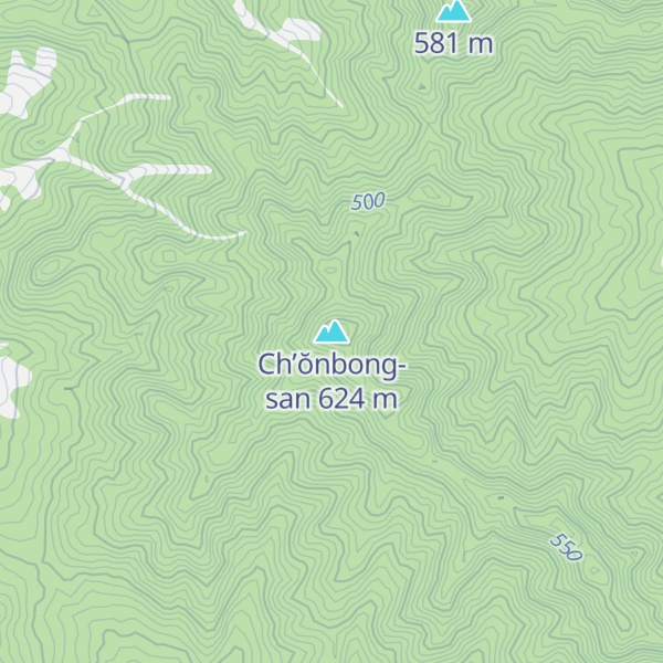 Map of Ch’ŏnbong-san