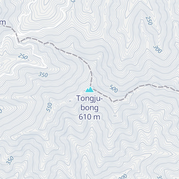 Map of Tongju-bong
