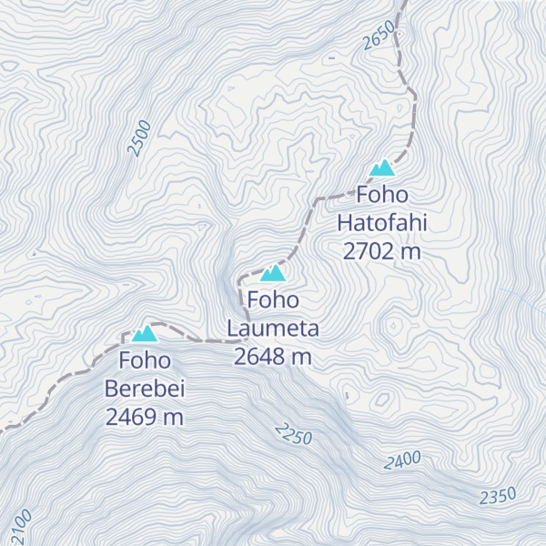 Map of Foho Laumeta