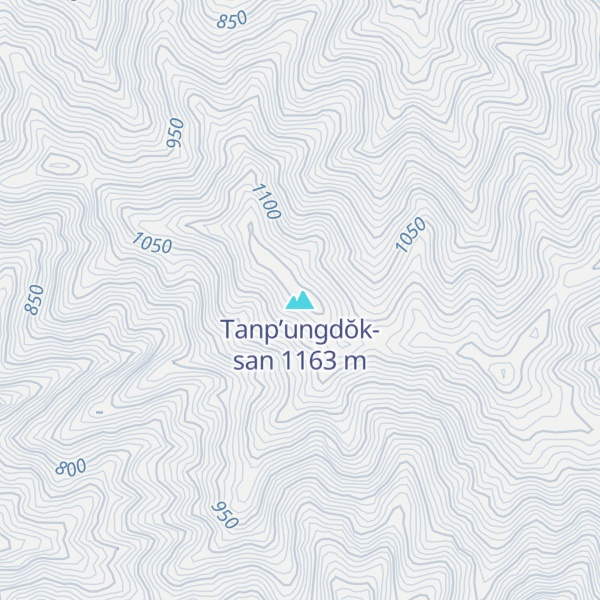 Map of Tanp’ungdŏk-san