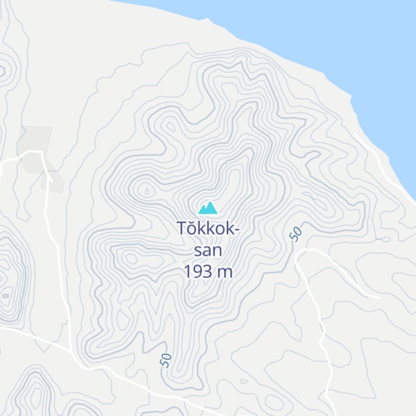 Map of Tŏkkok-san