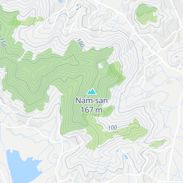 Map of Nam-san