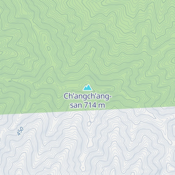 Map of Ch’angch’ang-san