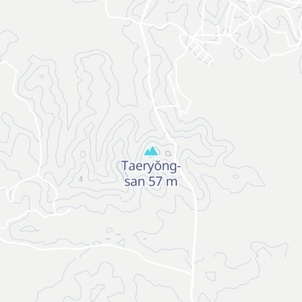 Map of Taeryŏng-san