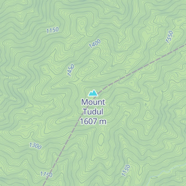 Map of Mount Tudul