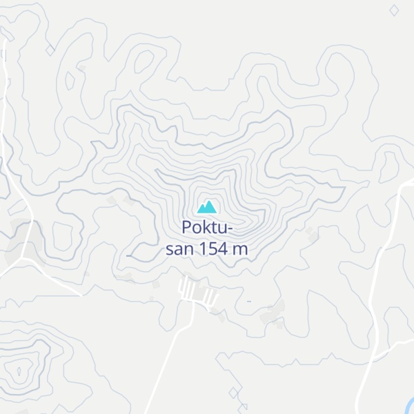 Map of Poktu-san