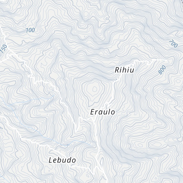 Map of Mount Tutololo