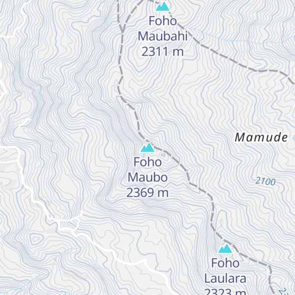 Map of Foho Maubo