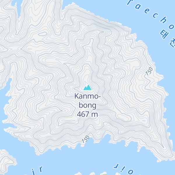 Map of Kanmo-bong