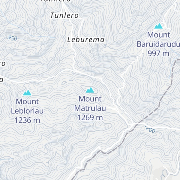 Map of Mount Matrulau
