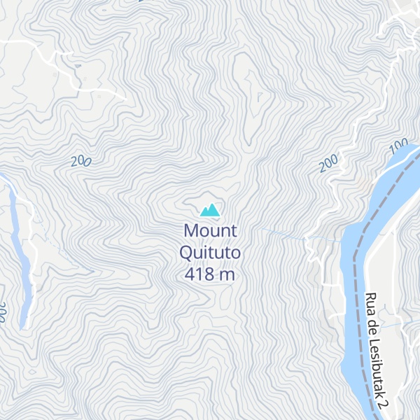 Map of Mount Quituto