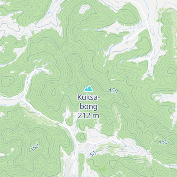 Map of Kuksa-bong