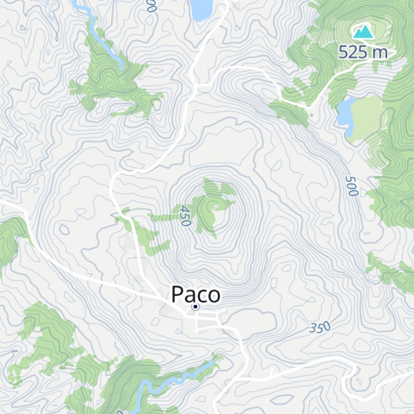 Map of Mount Paco