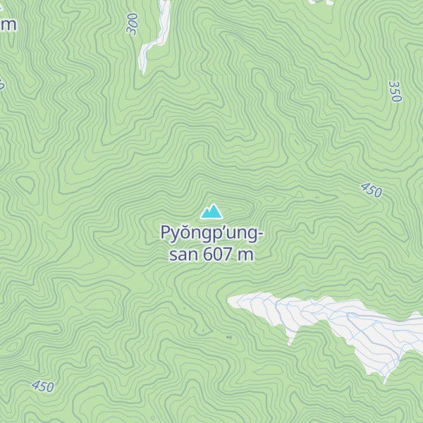 Map of Pyŏngp’ung-san