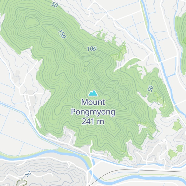 Map of Mount Pongmyong