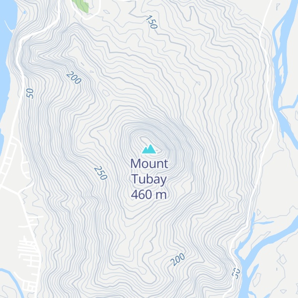 Map of Mount Tubay
