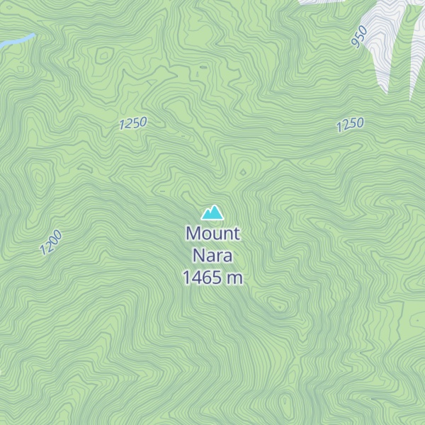 Map of Mount Nara