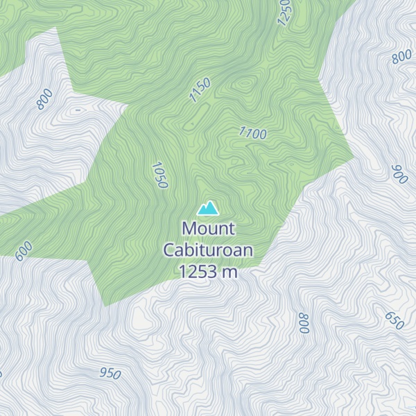Map of Mount Cabituroan