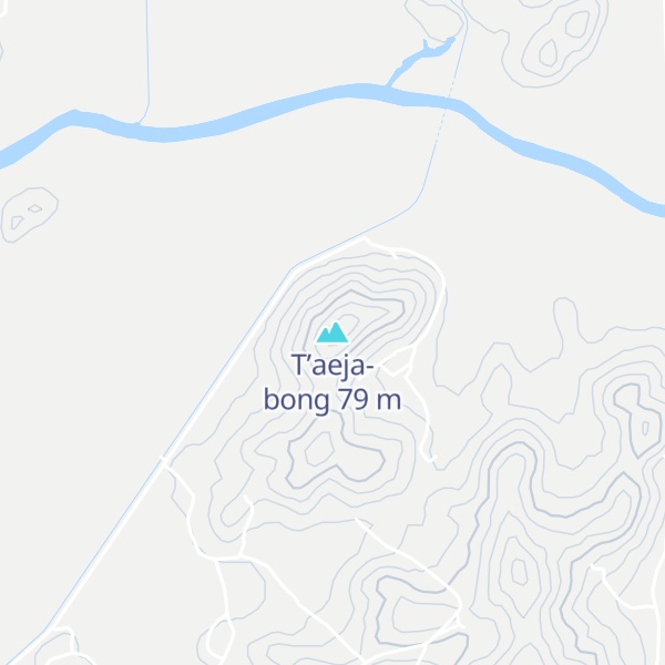 Map of T’aeja-bong