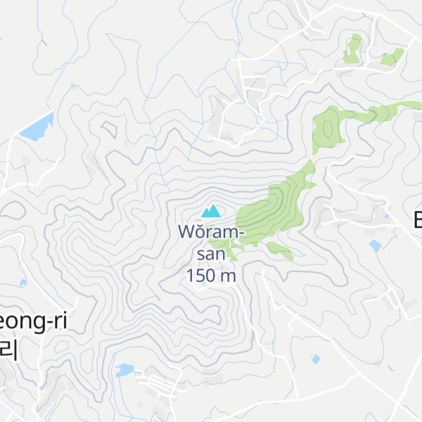 Map of Wŏram-san