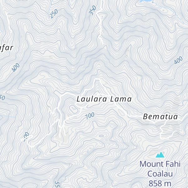 Map of Mount Manometalau