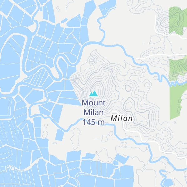 Map of Mount Milan