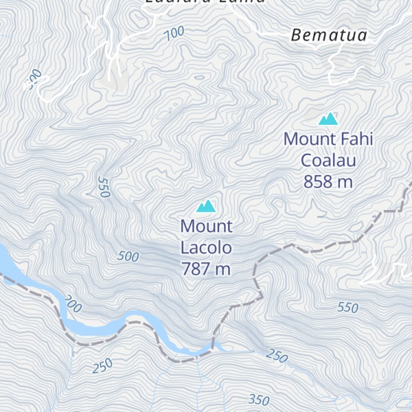 Map of Mount Lacolo
